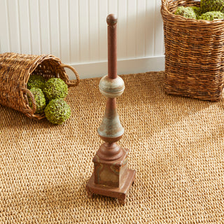 WEATHERED METAL ORNATE FINIAL