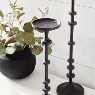 ABACUS CANDLE STANDS, SET OF 3