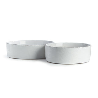 STUDIO DECORATIVE LOW BOWLS, SET OF 2