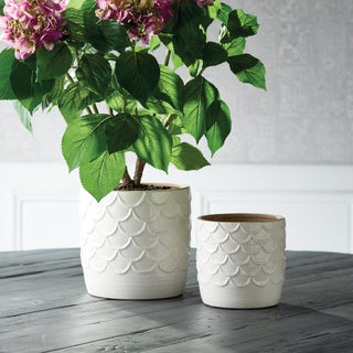 WAVE POTS, SET OF 2