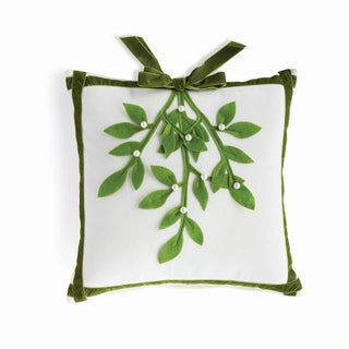 MISTLETOE SQUARE PILLOW 18"