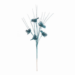 GLITTERED THISTLE STEM 38"