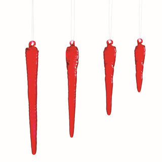 ORGANIC BLOODCICLE ORNAMENTS, SET OF 4