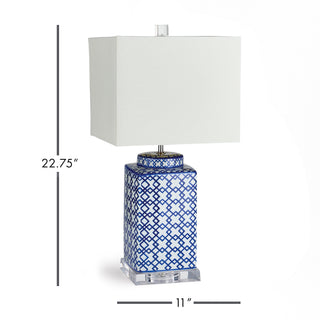FRETWORK SQUARE LAMP LARGE